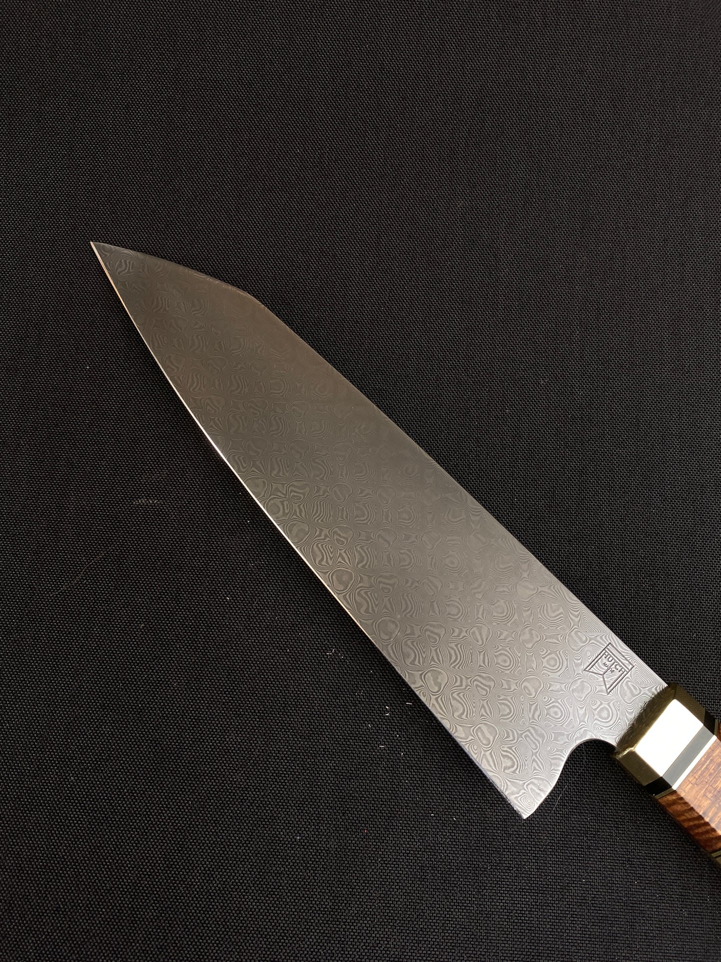 Stainless Damascus chefs knife