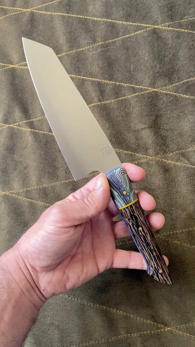 7" stainless chefs