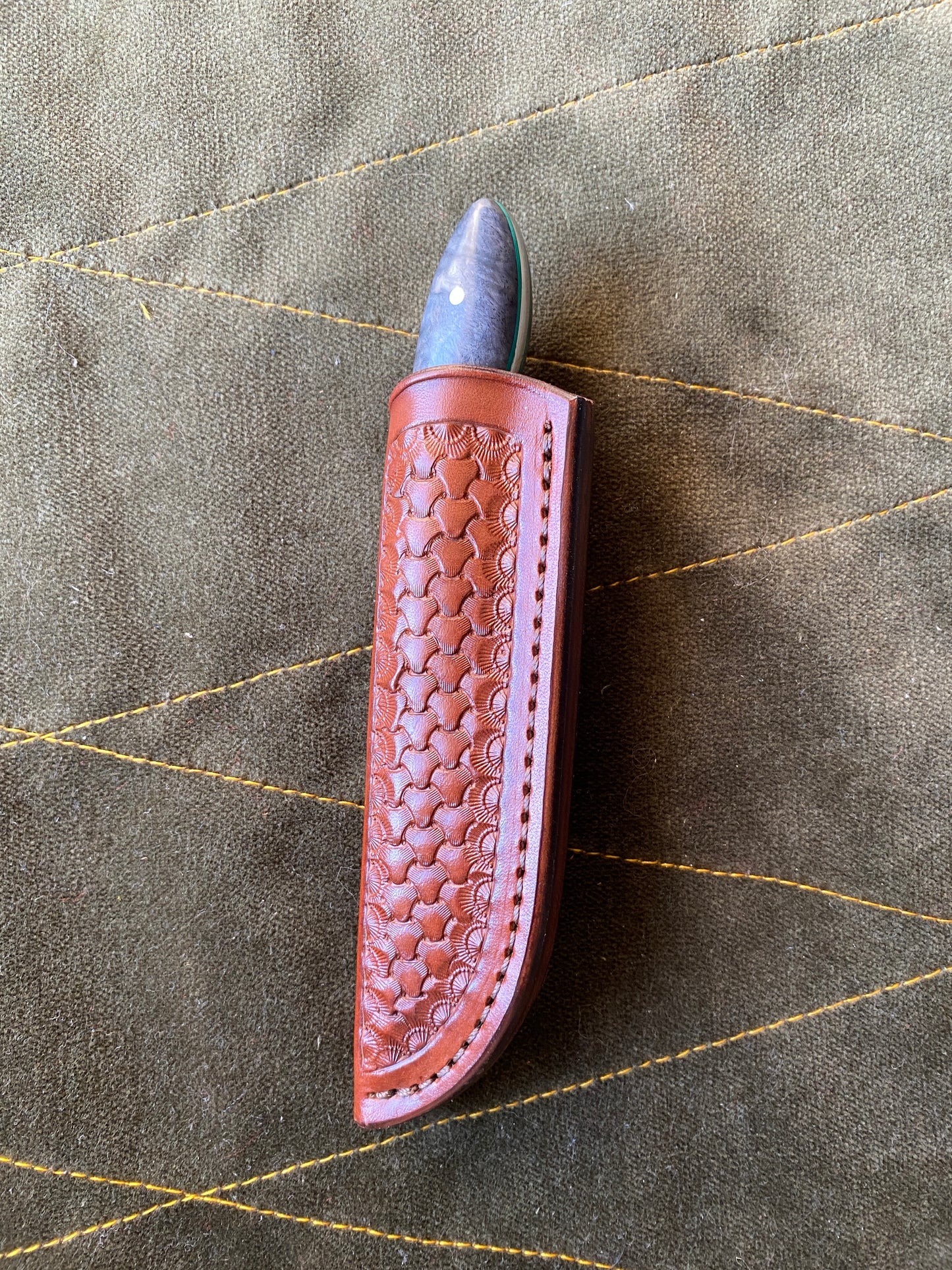 Stainless edc fixed blade