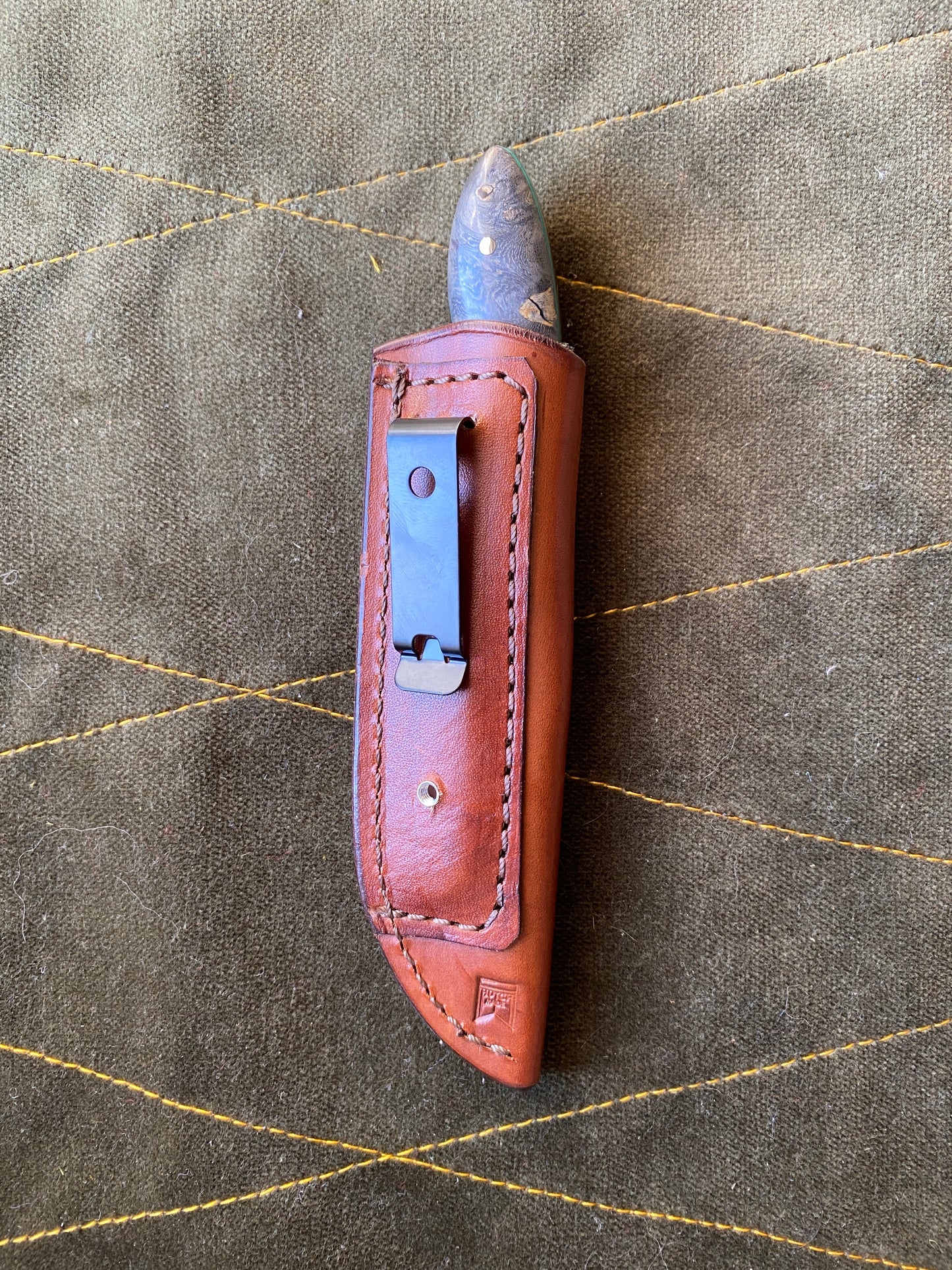 Stainless edc fixed blade