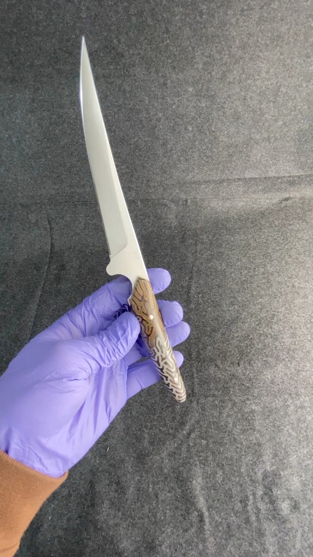 stainless boning knife