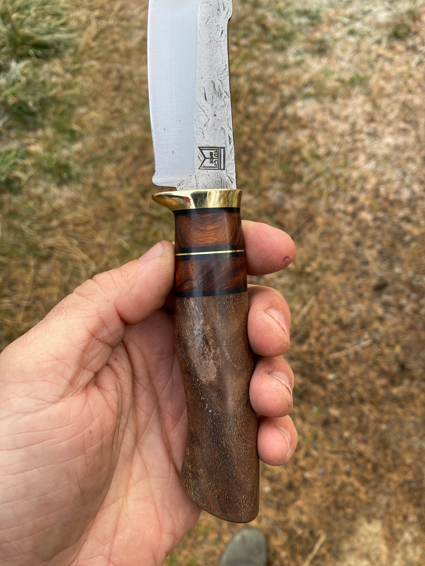 Hand forged field knife
