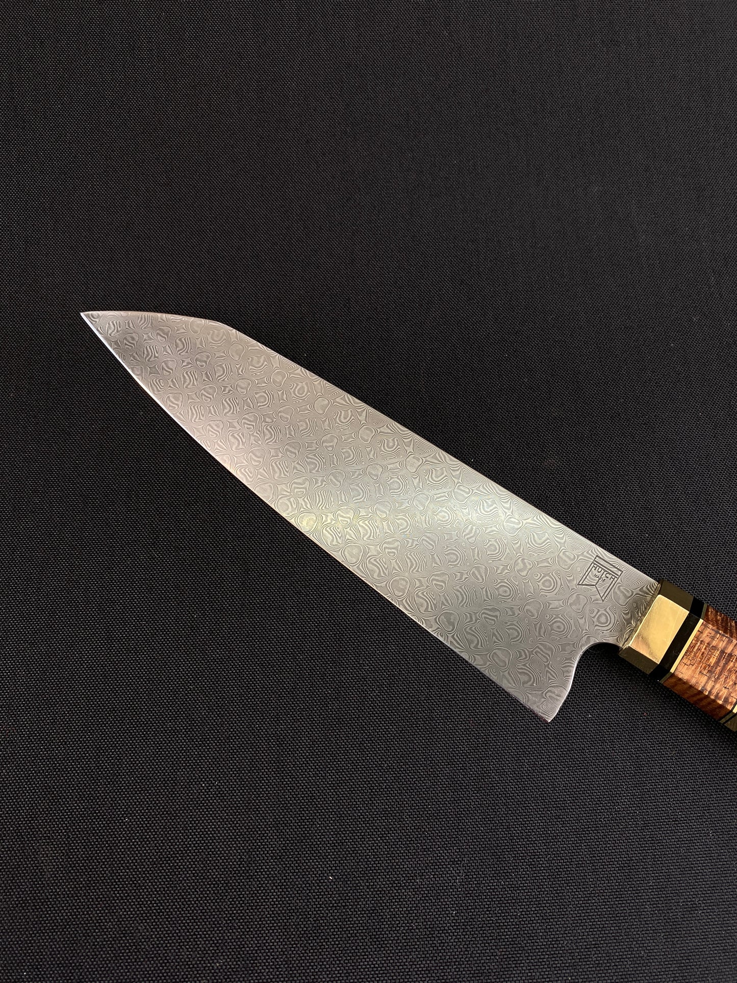 Stainless Damascus chefs knife