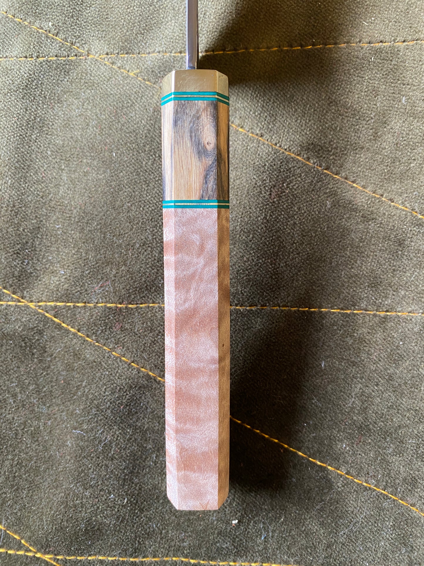Curly maple and ebony