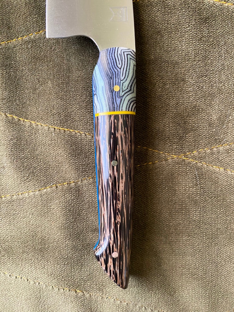 7" stainless chefs