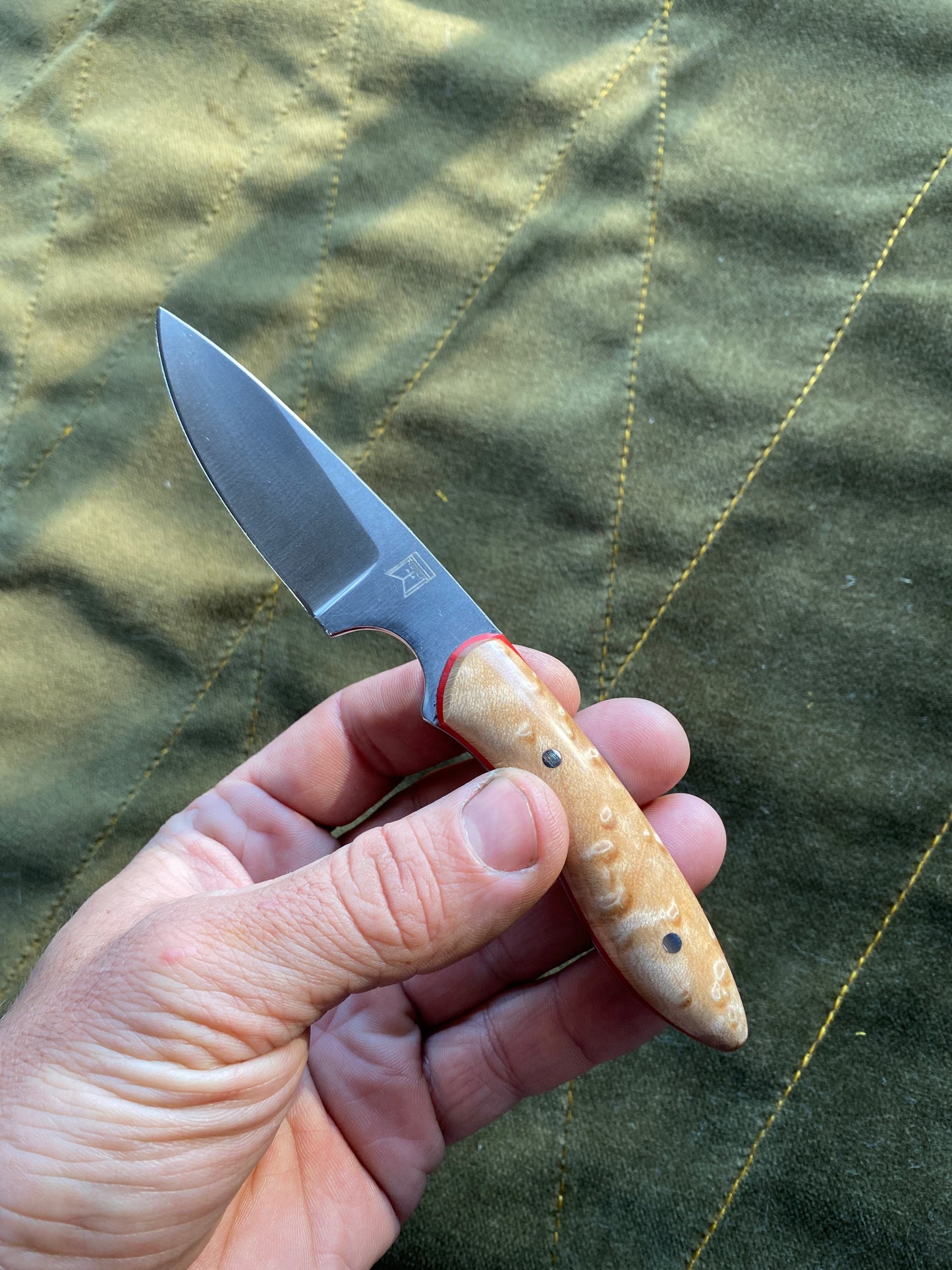 Carbon edc fixed blade