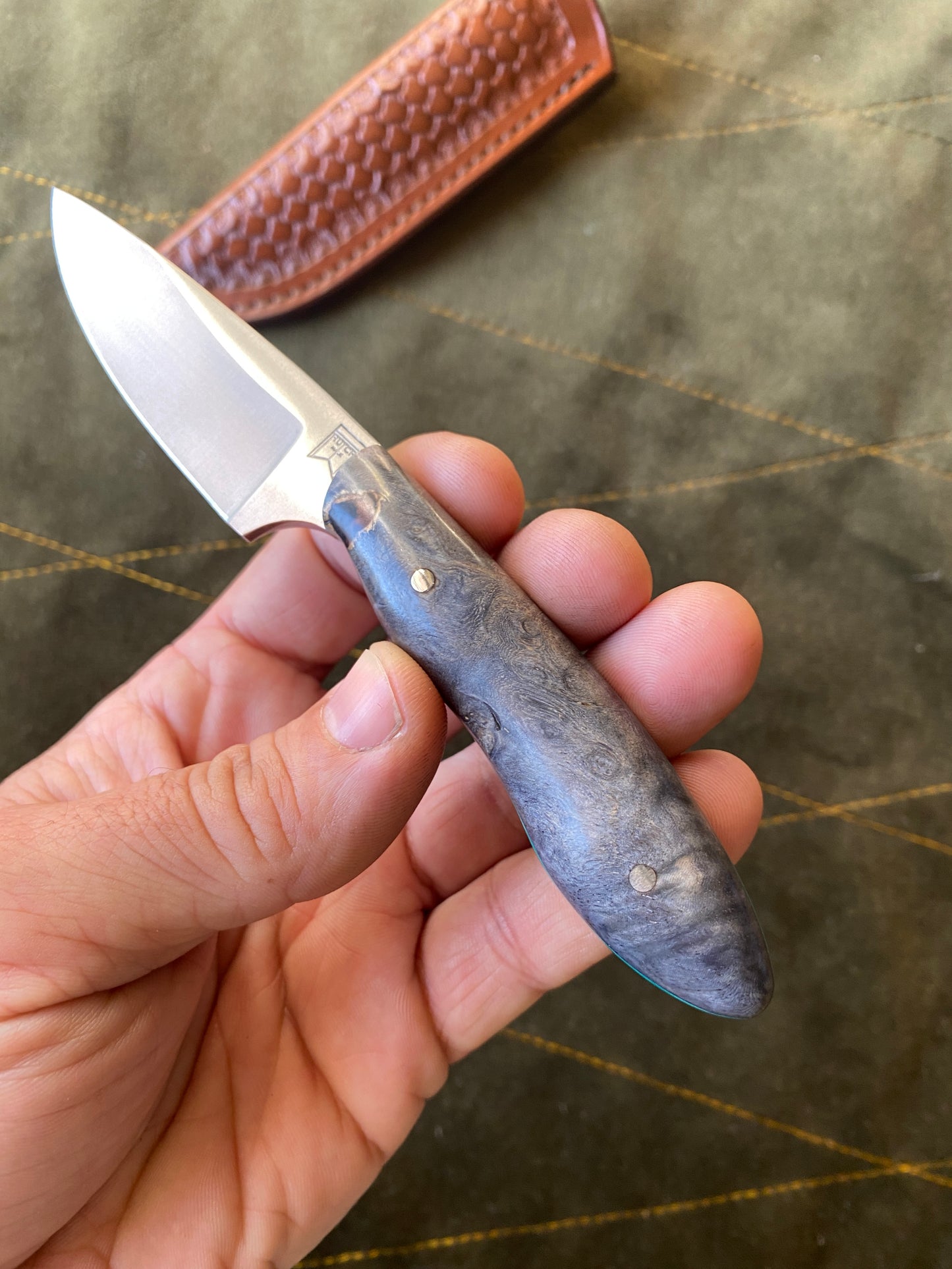 Stainless edc fixed blade