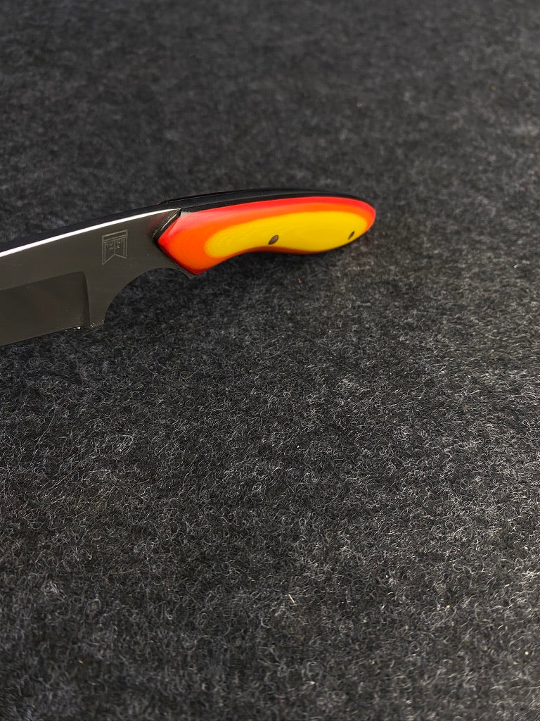 stainless edc in multi color g10
