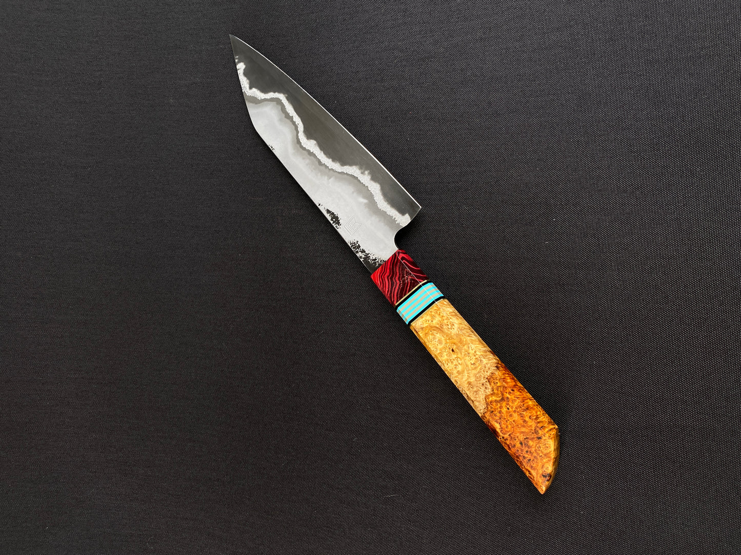 San mai k tip amboyna handle
