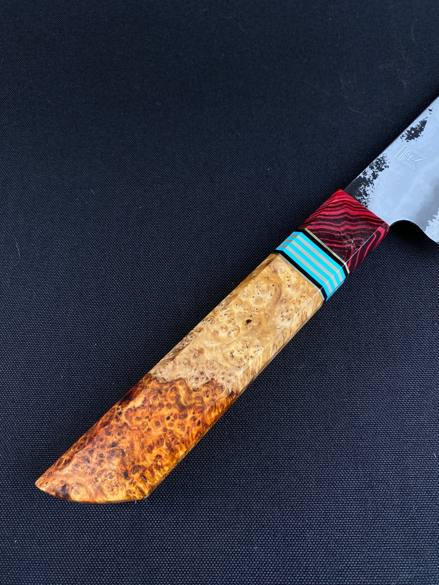 San mai k tip amboyna handle
