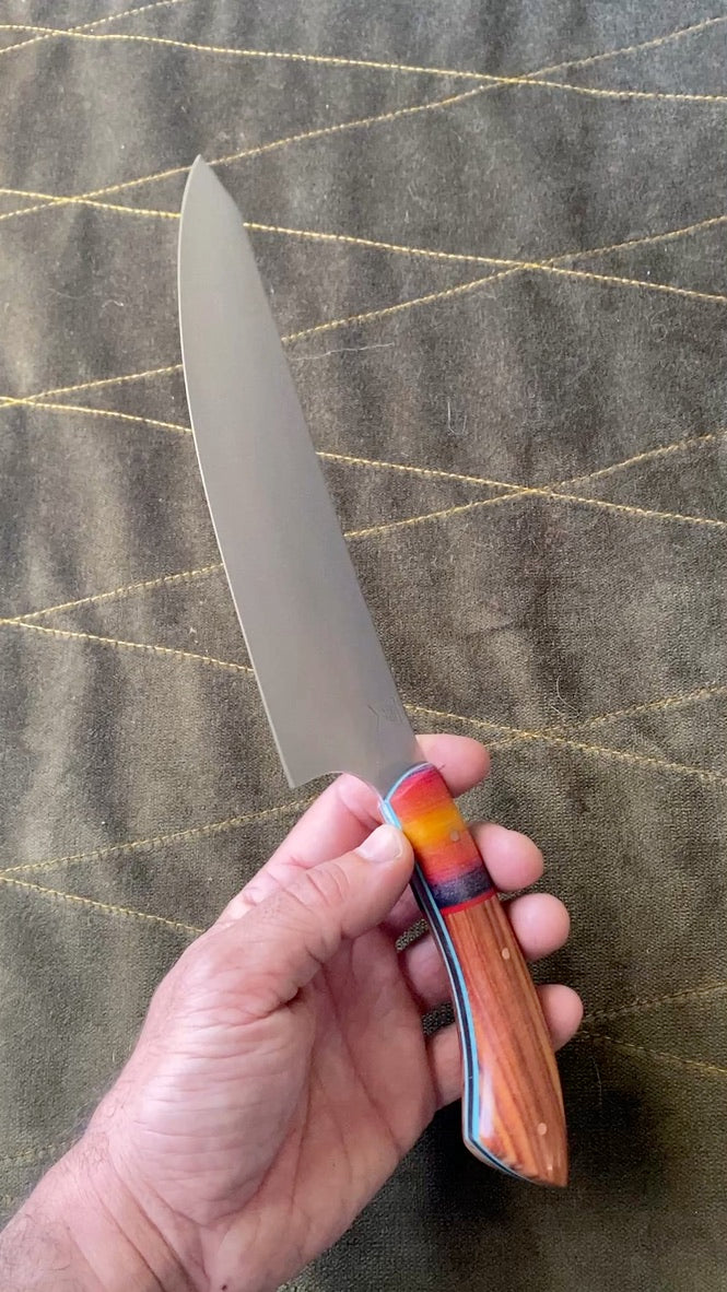 Stainless chef with rocker