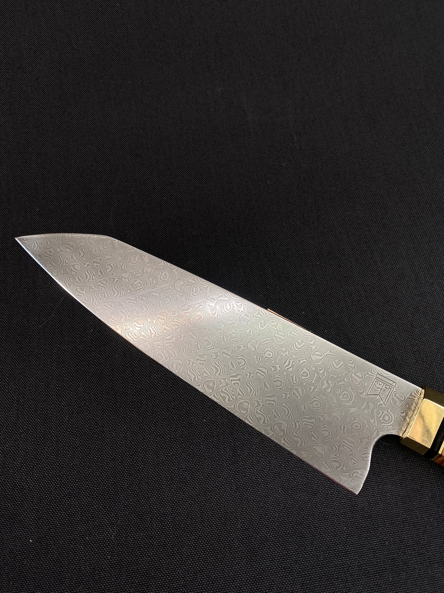 Stainless Damascus chefs knife