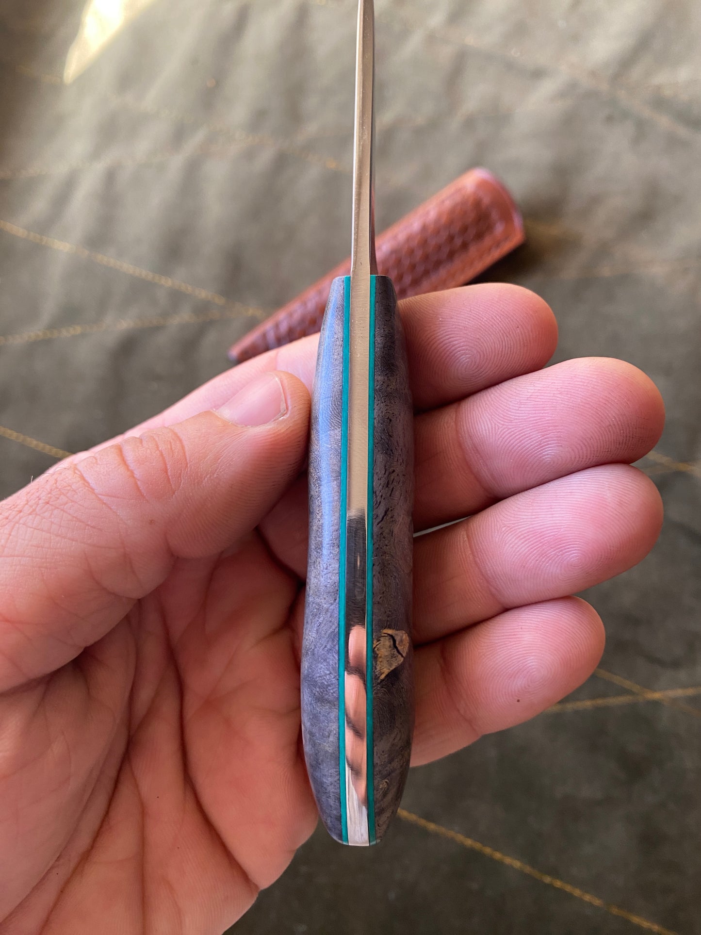 Stainless edc fixed blade
