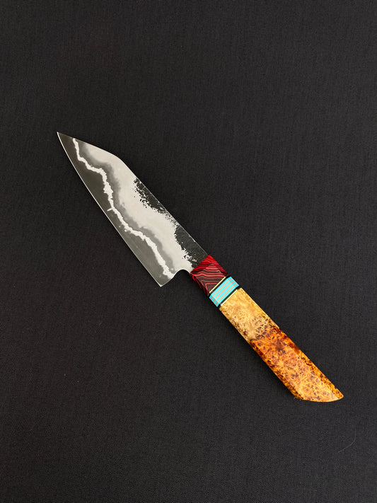 San mai k tip amboyna handle