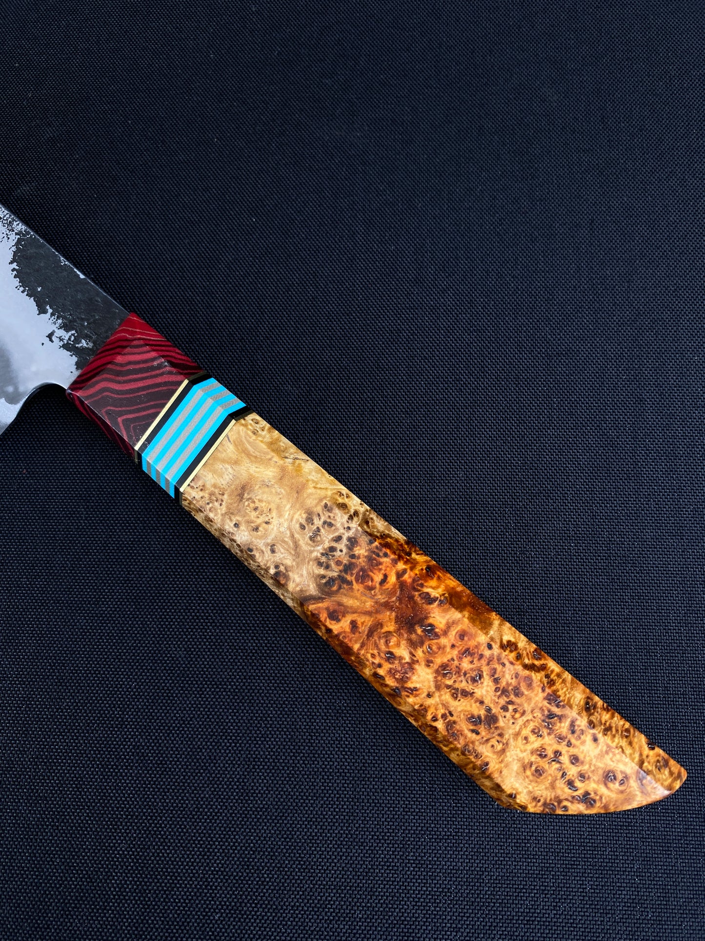 San mai k tip amboyna handle