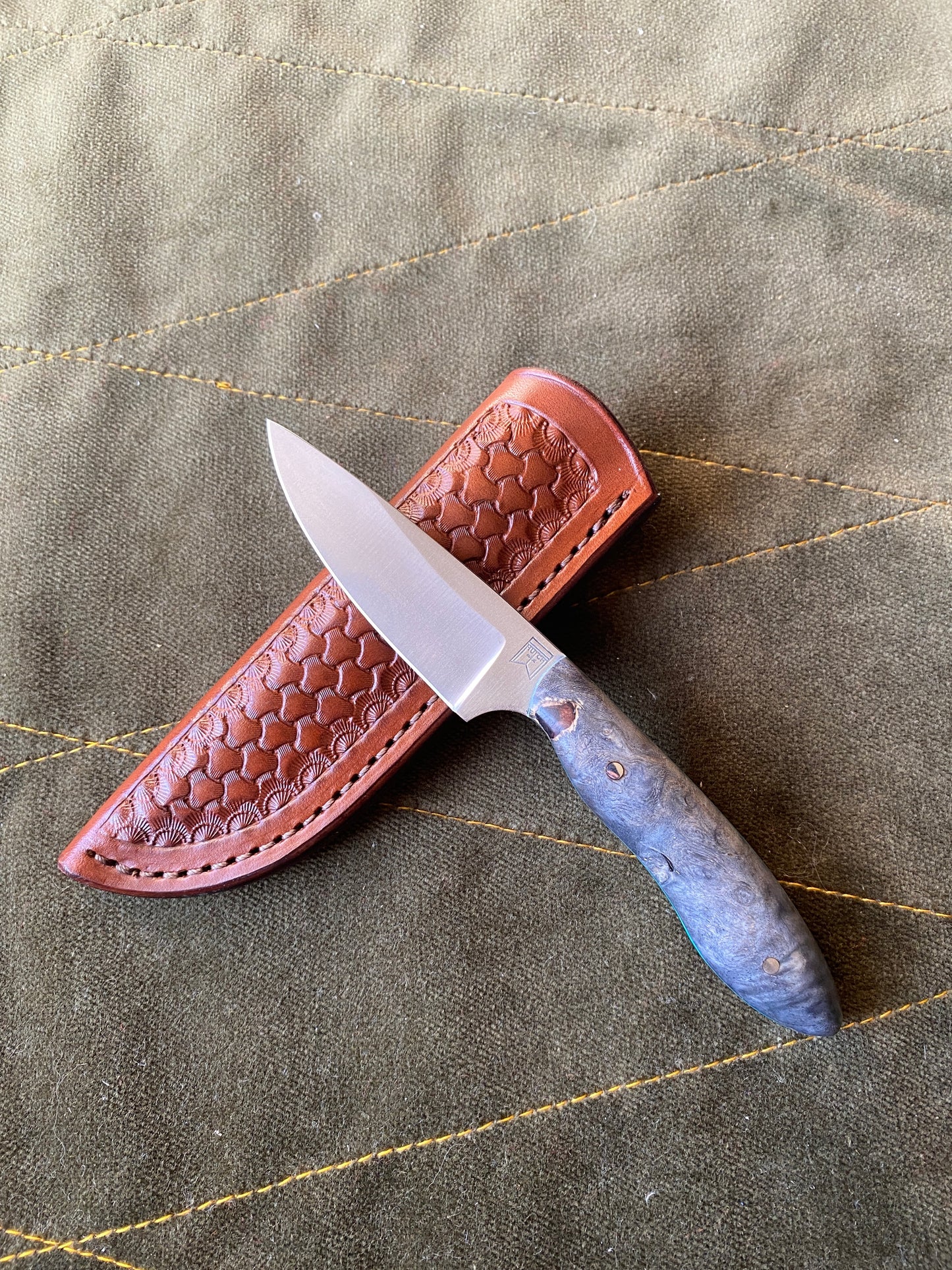 Stainless edc fixed blade