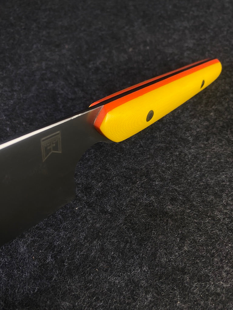 8" k tip in mellow yellow micarta
