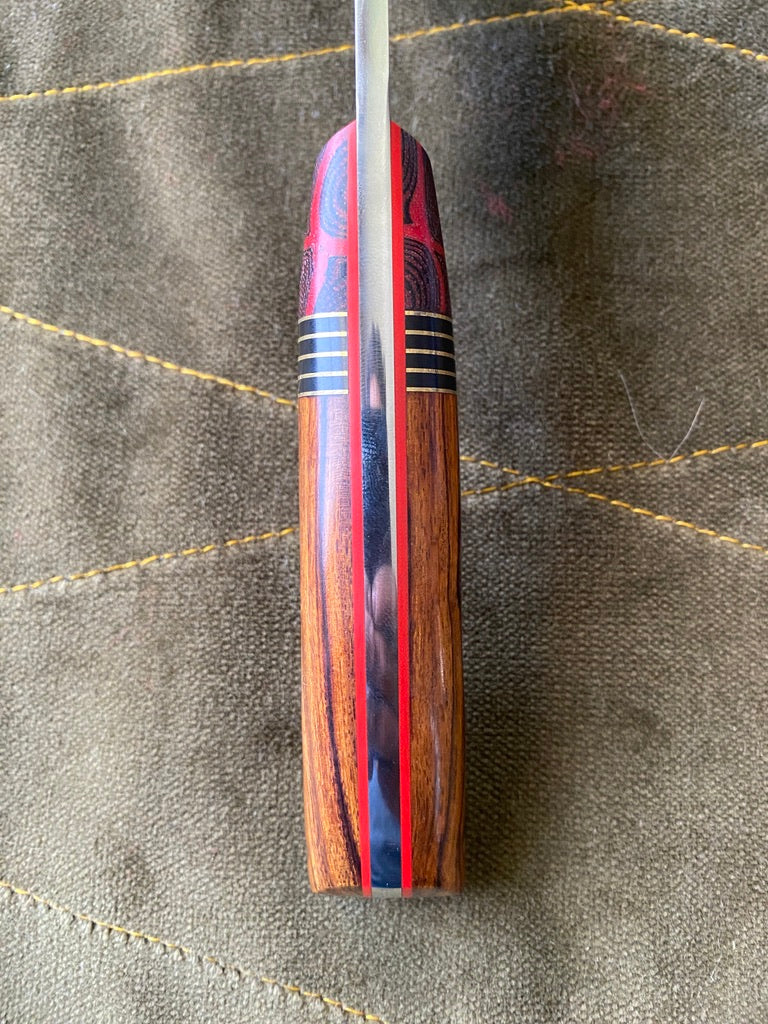 Stainless clip point belt knife