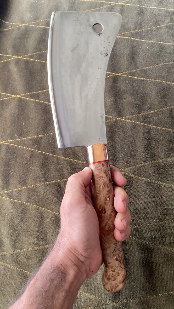 massive vintage cleaver