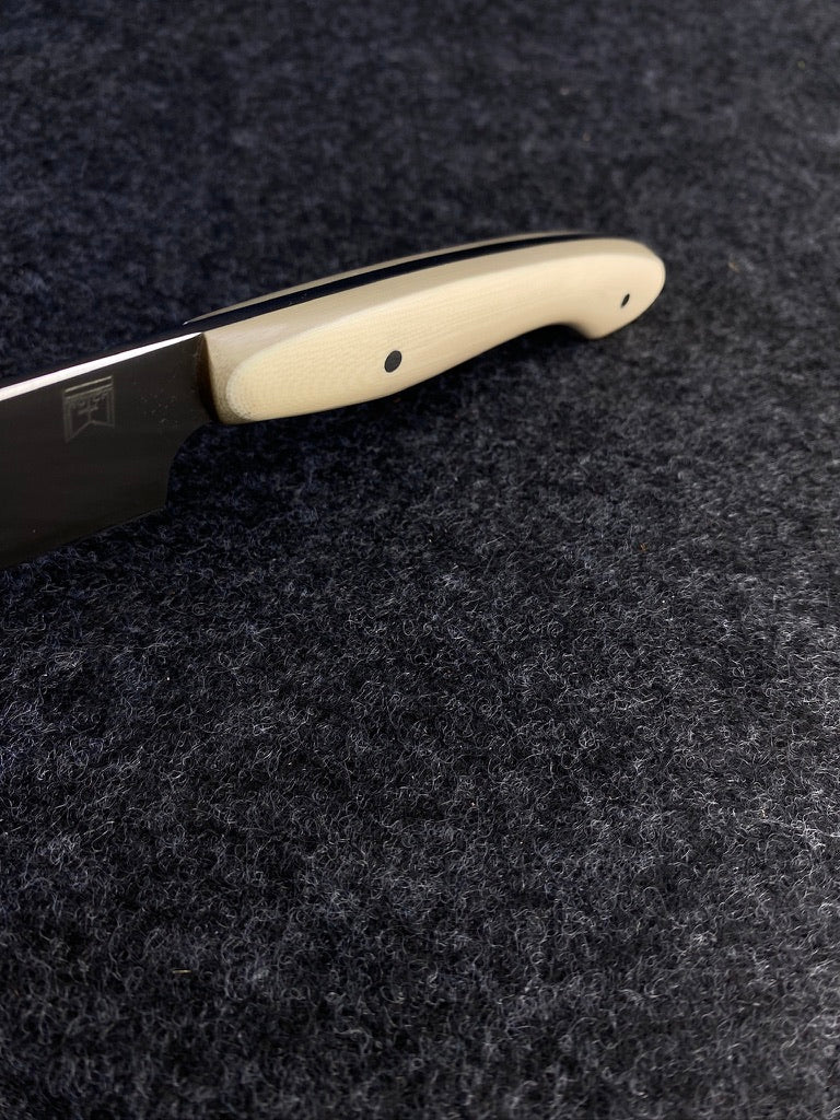 stainless paring in tan and cream g10