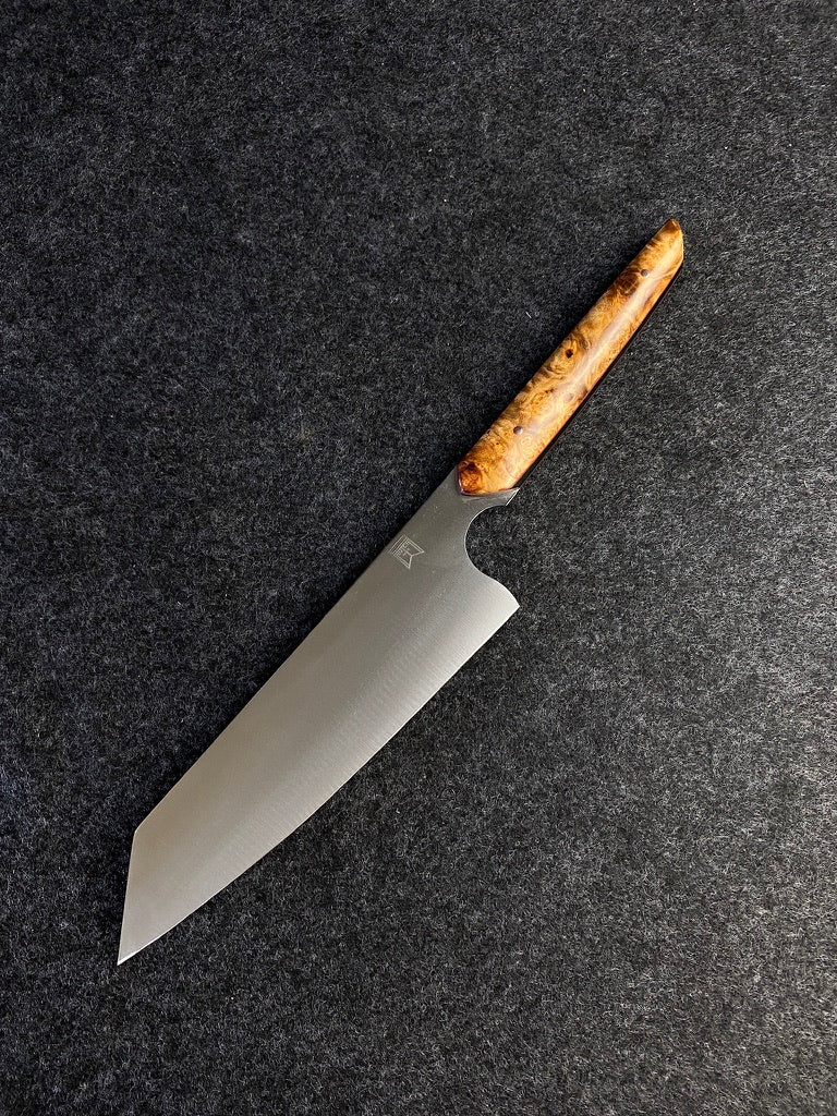 stainless k tip in amboyna burl