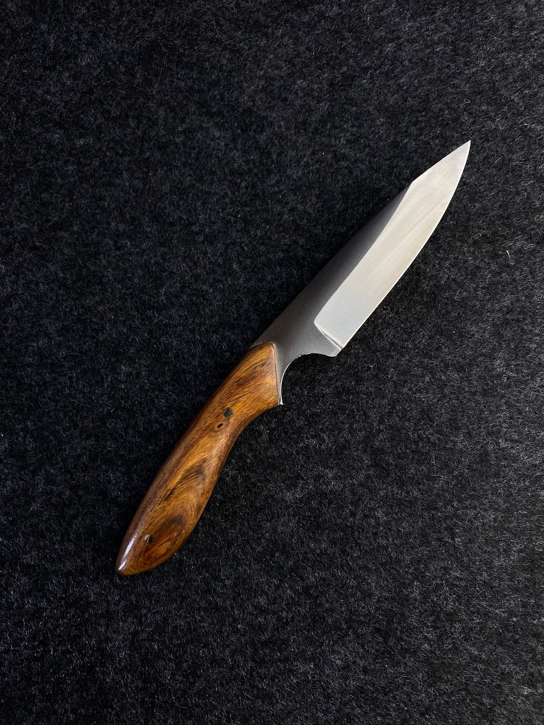 stainless edc in desert ironwood