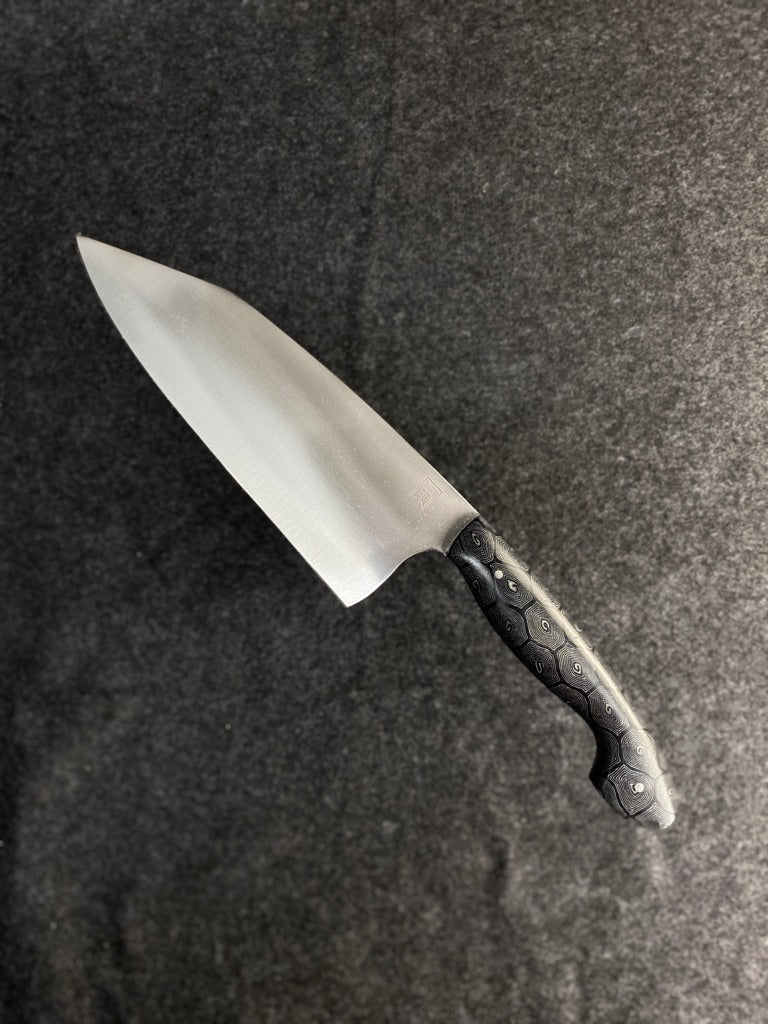 k-tip with black raindrop micarta