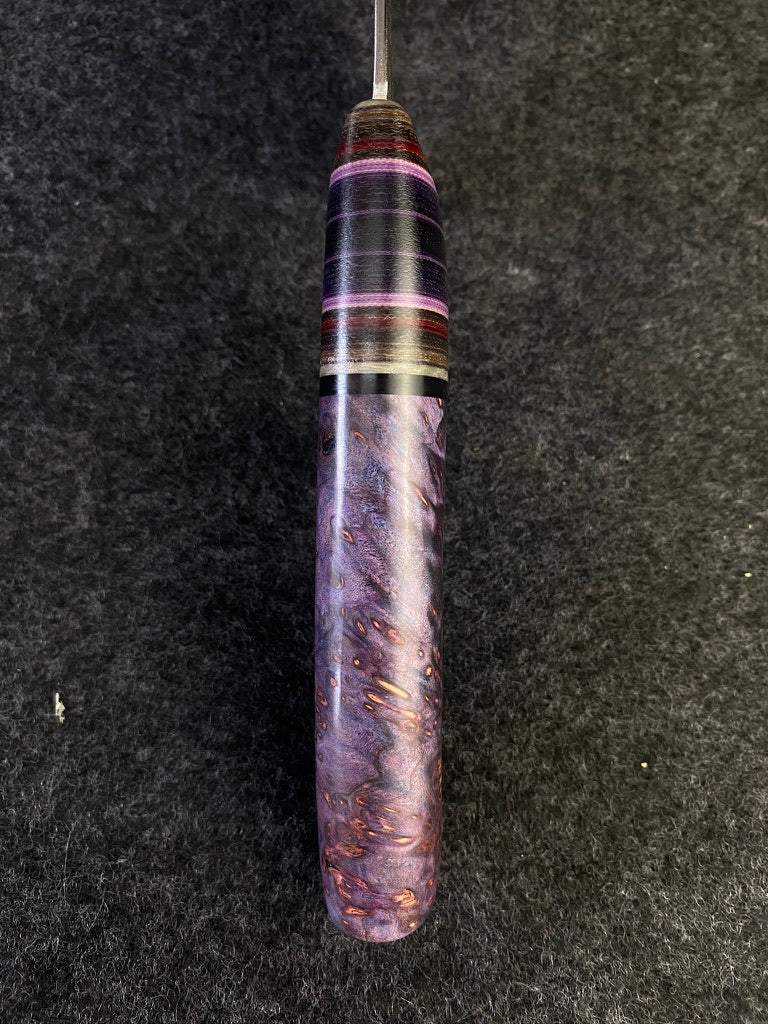 10" Chefs knife in dyed maple