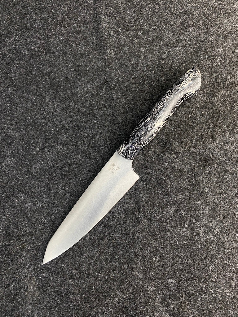 6" petty with black and white micarta