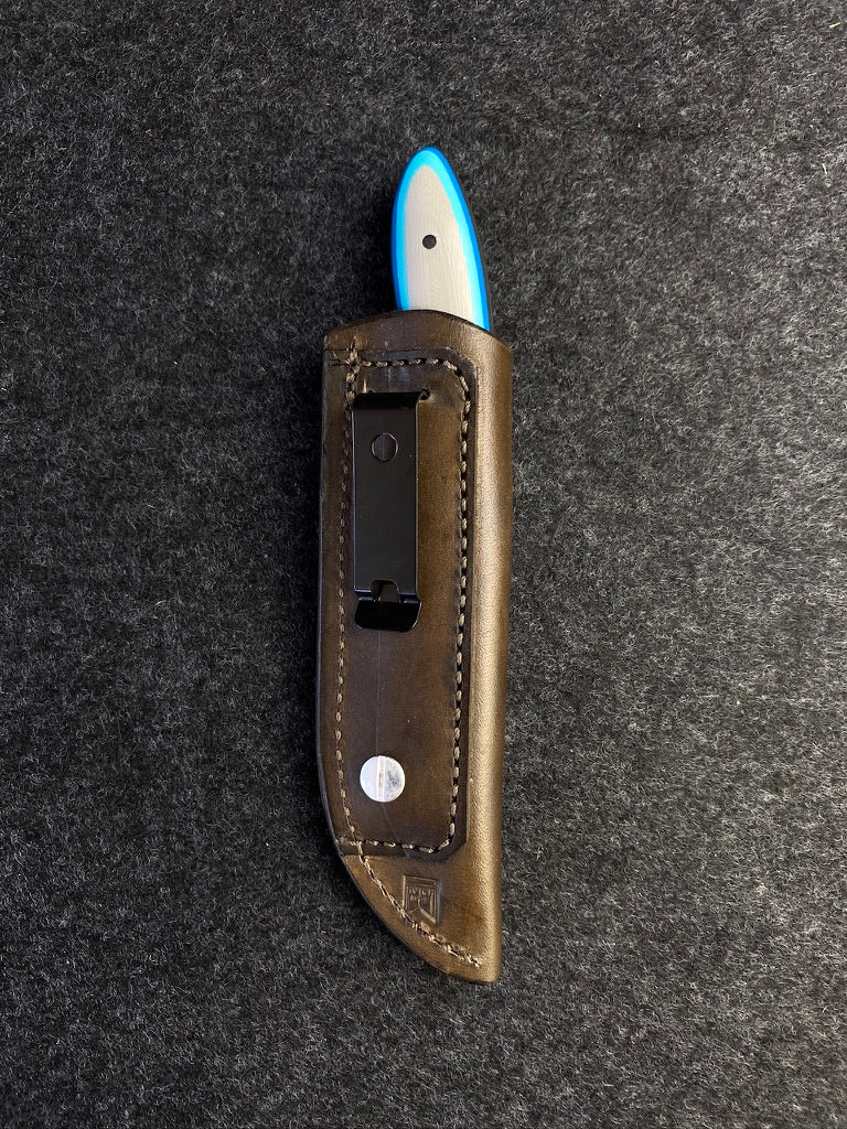 stainless edc in gray multicolor g10