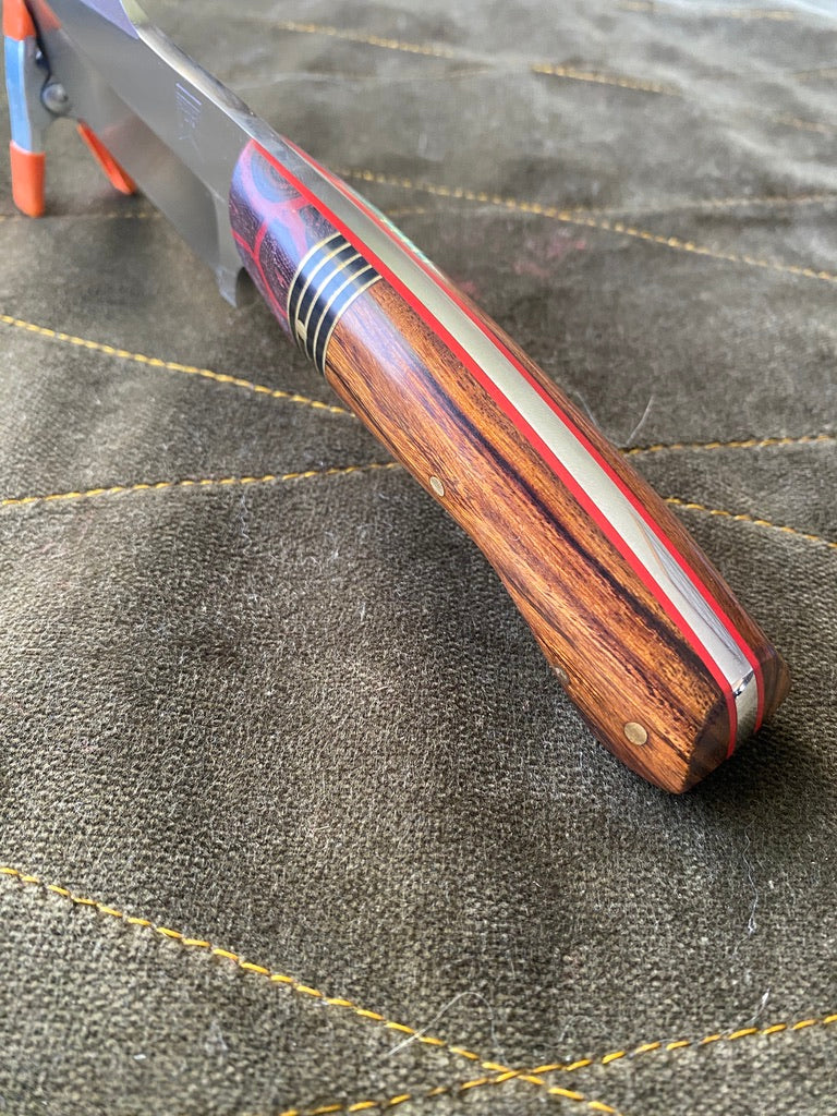 Stainless clip point belt knife