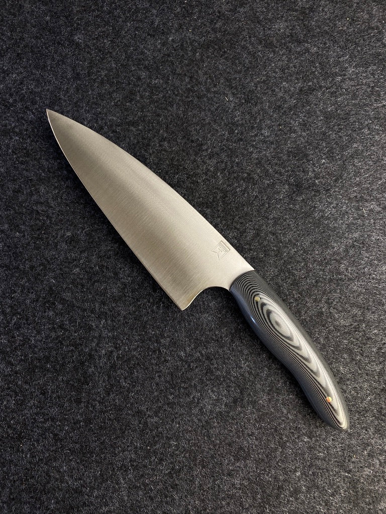 stainless elipse in black g10