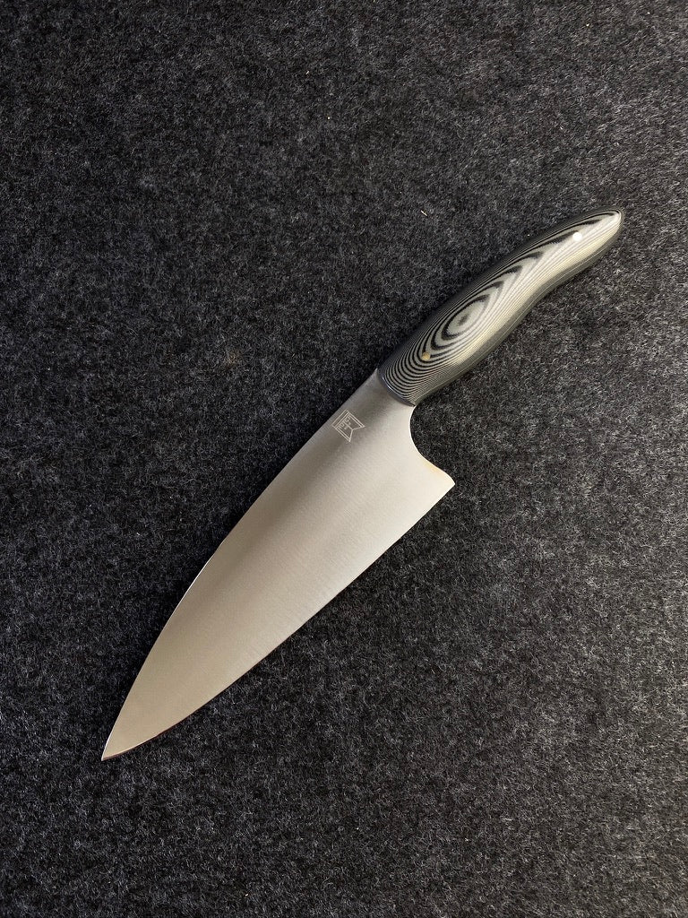 stainless elipse in black g10