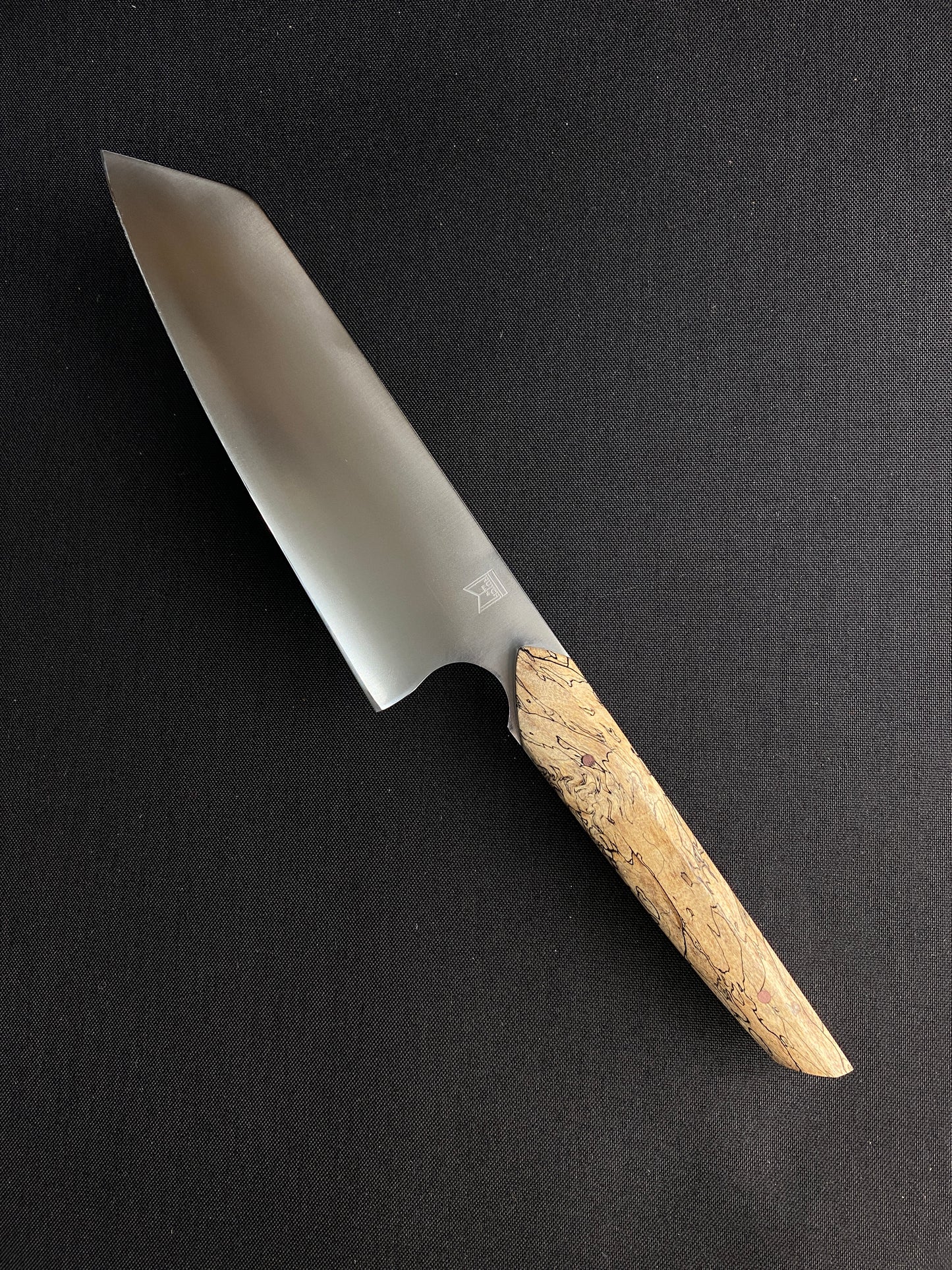 Stainless k-tip with spalted maple