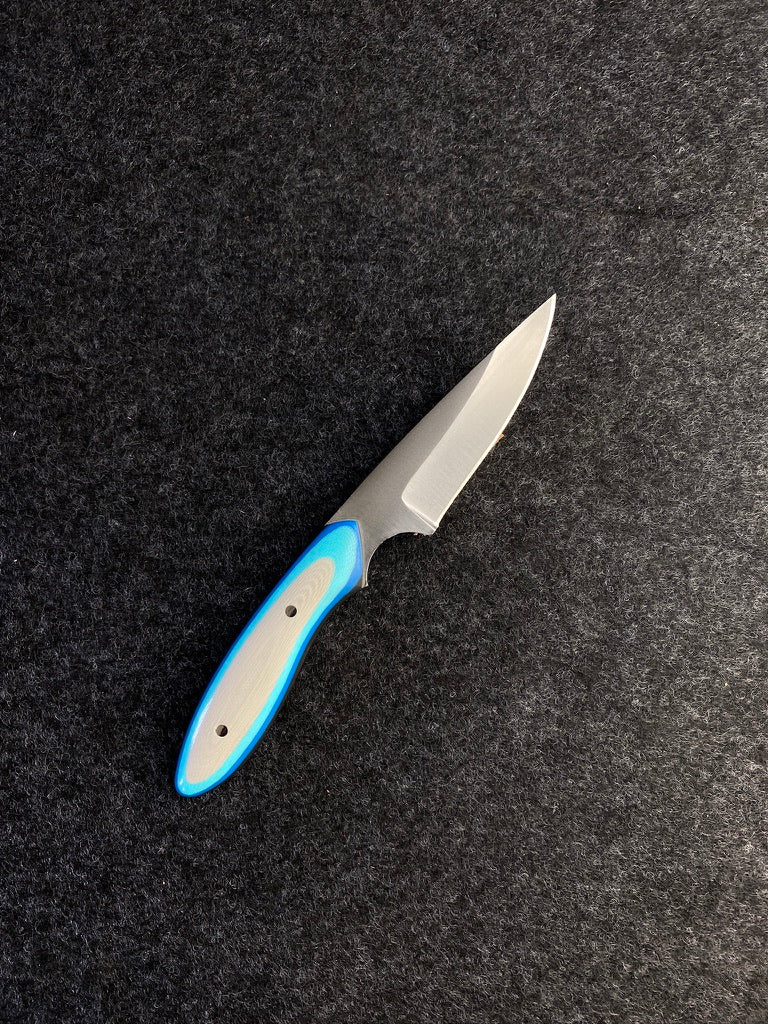 stainless edc in gray multicolor g10