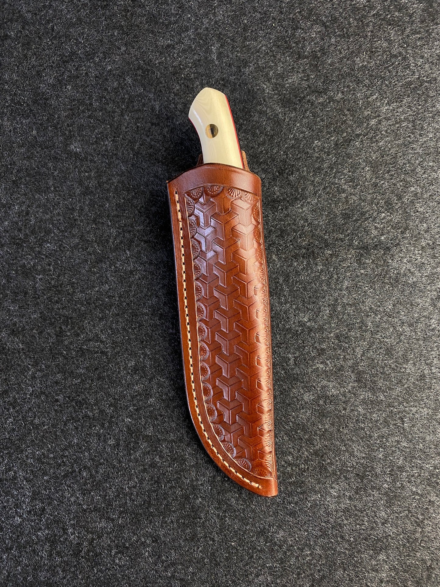 Premium hunter with linen micarta