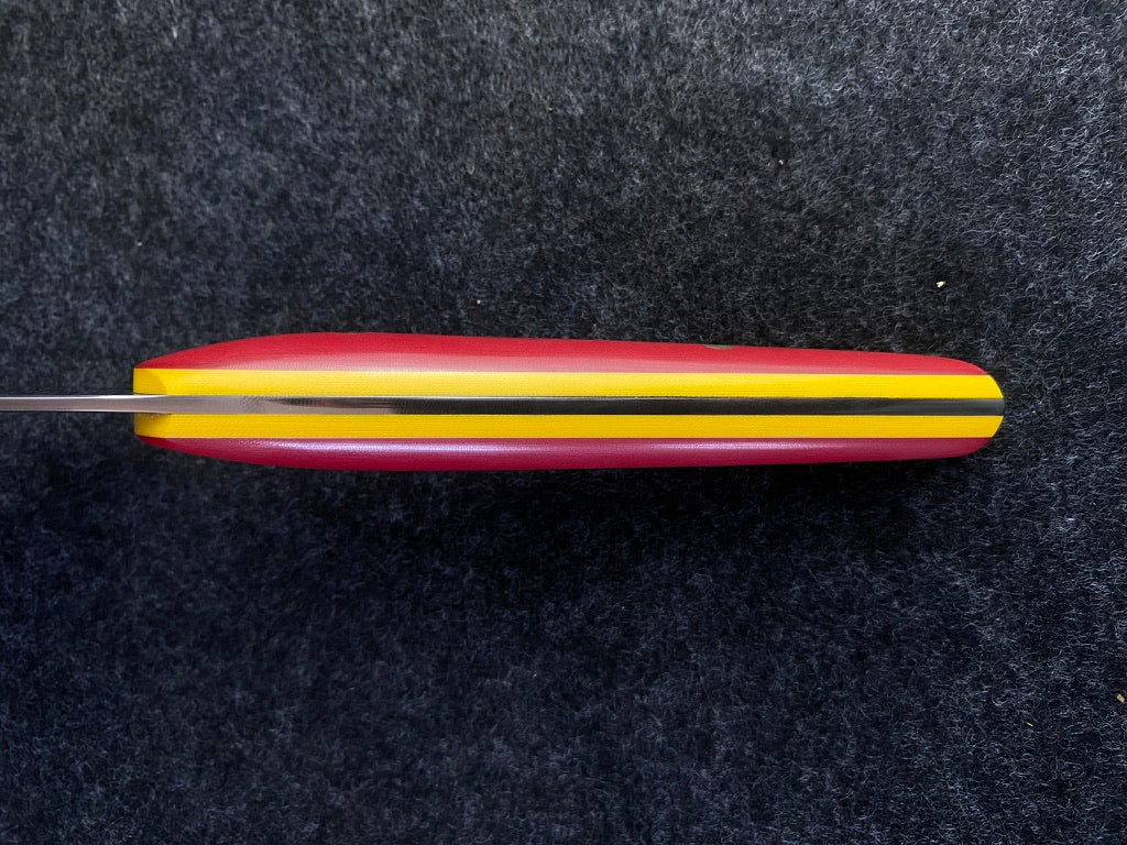 8" k tip in red micarta