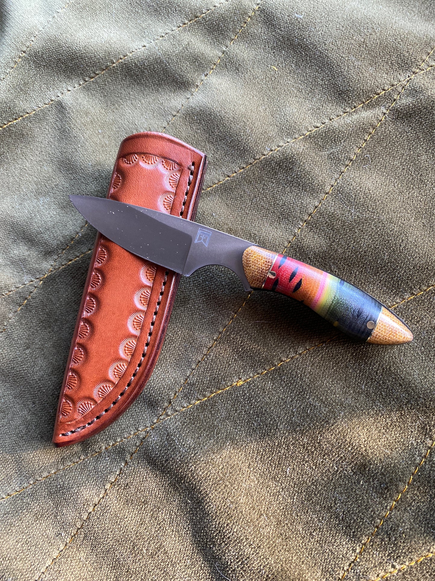 Stainless edc fixed blade