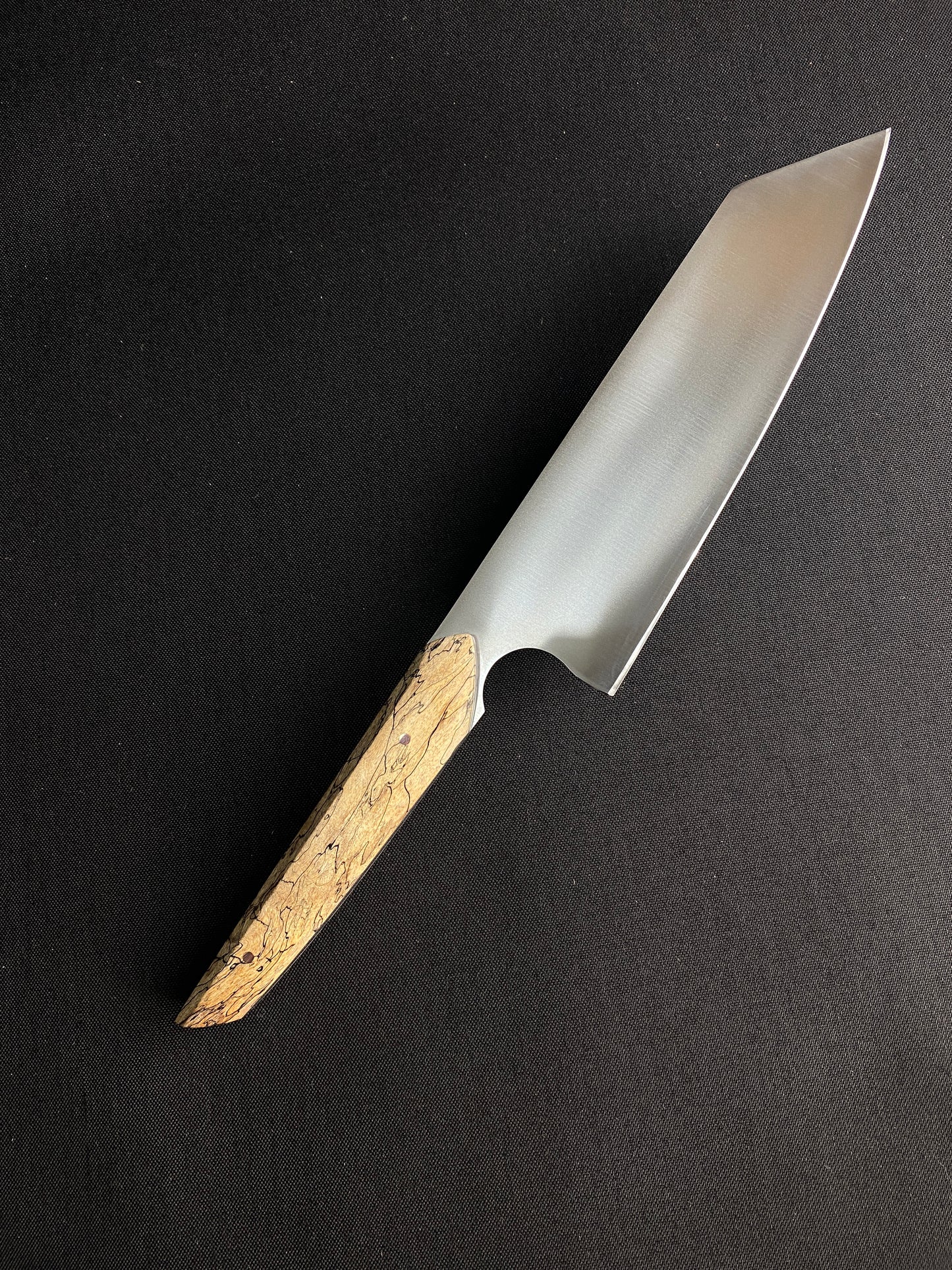 Stainless k-tip with spalted maple