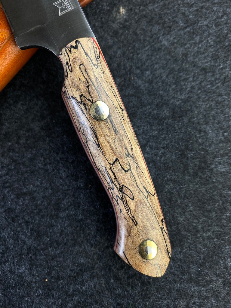 stainless spalted maple hunter