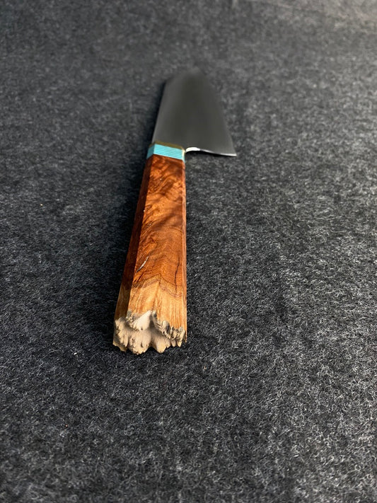Stainless K-Tip Chefs with live edge