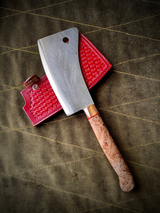 massive vintage cleaver