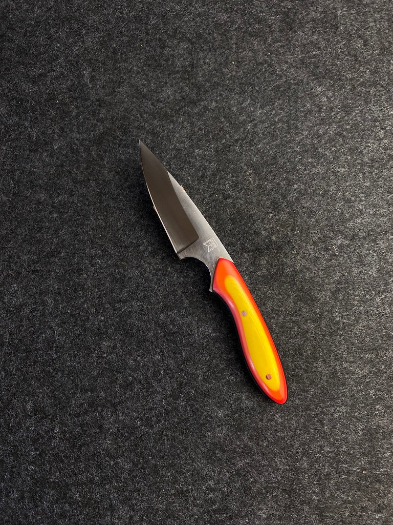 stainless edc in multi color g10