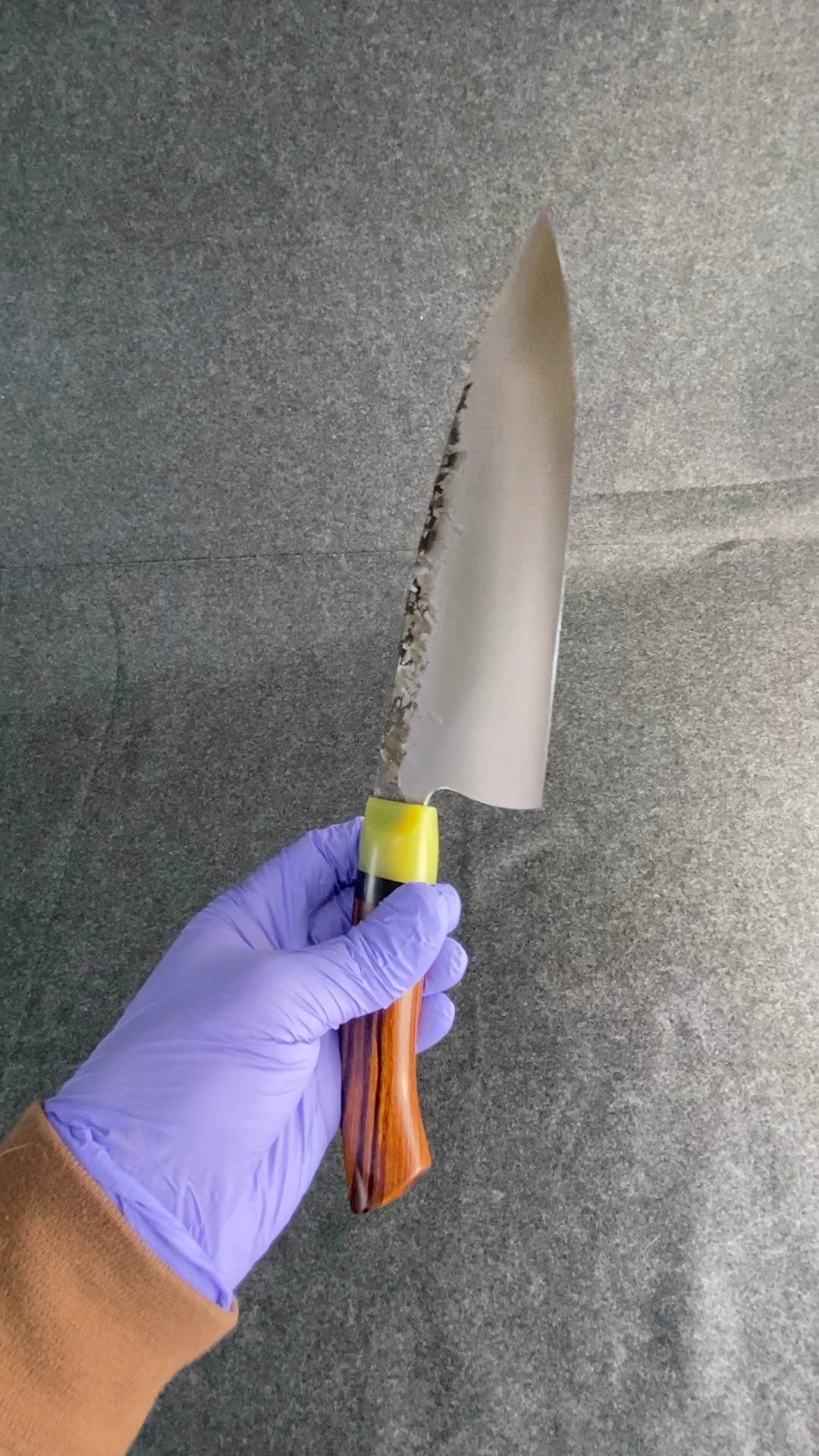 High carbon chefs with desert ironwood