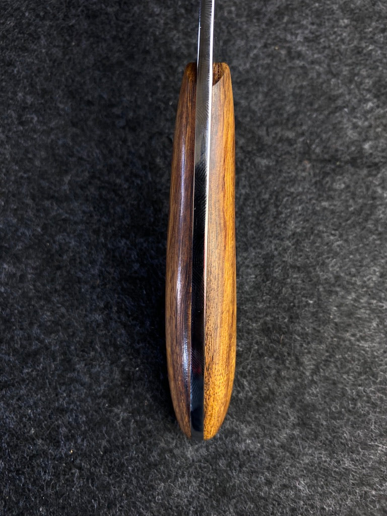 stainless edc in desert ironwood