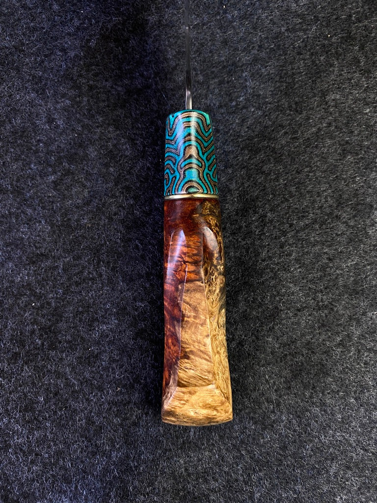 Damascus french pattern with amboyna