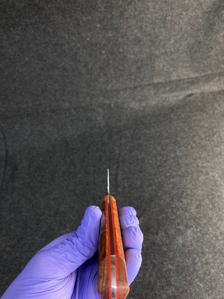 stainless k-tip with mango and stripes