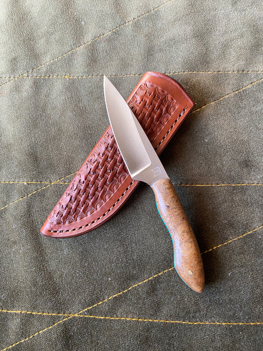 Stainless edc fixed blade