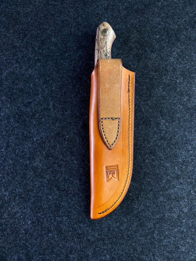 stainless spalted maple hunter
