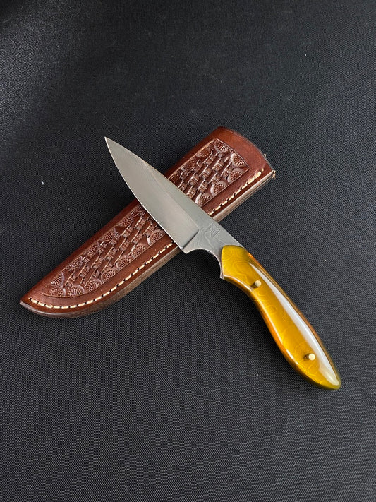 stainless damascus edc